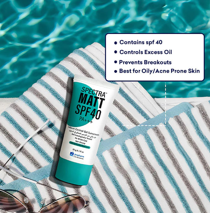 🌤️ Spectra Matt SC SPF 40 – Oil-Free Sun Protection