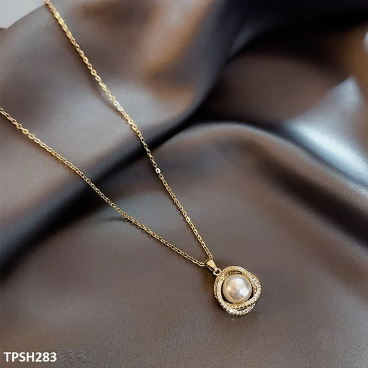 ✨ SIQ Pearl & Curb Chain Pendant - Elegant & Timeless Design ✨
